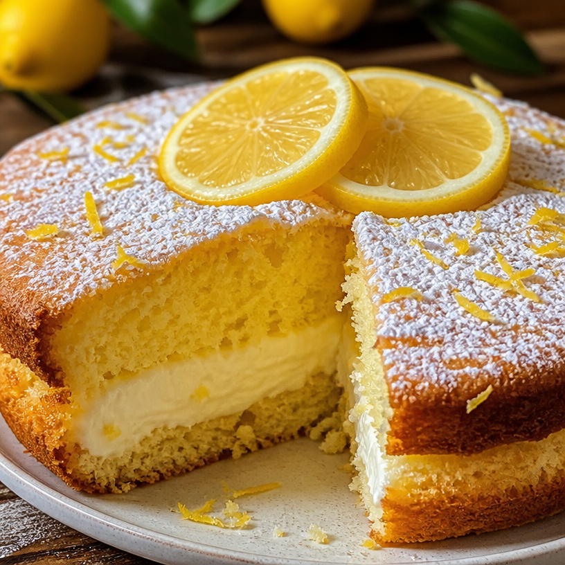 Gâteau Nuage au Citron