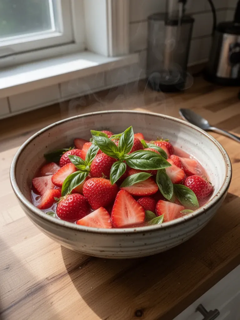 Strawberry Basil Lemonade