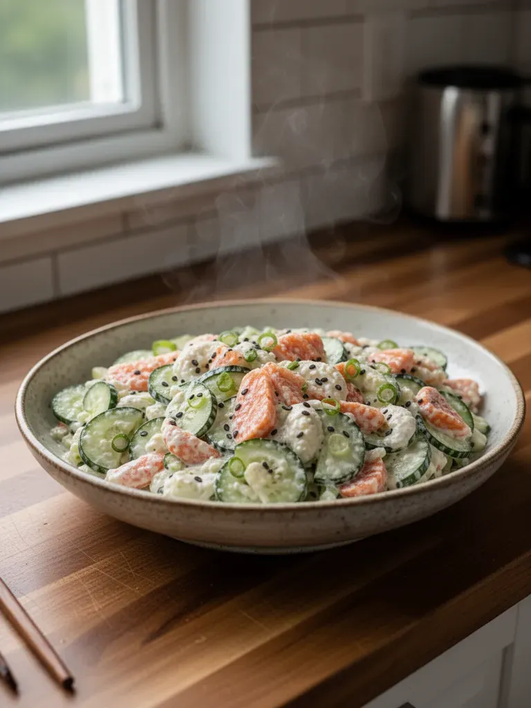 Creamy Sushi Cucumber Salad