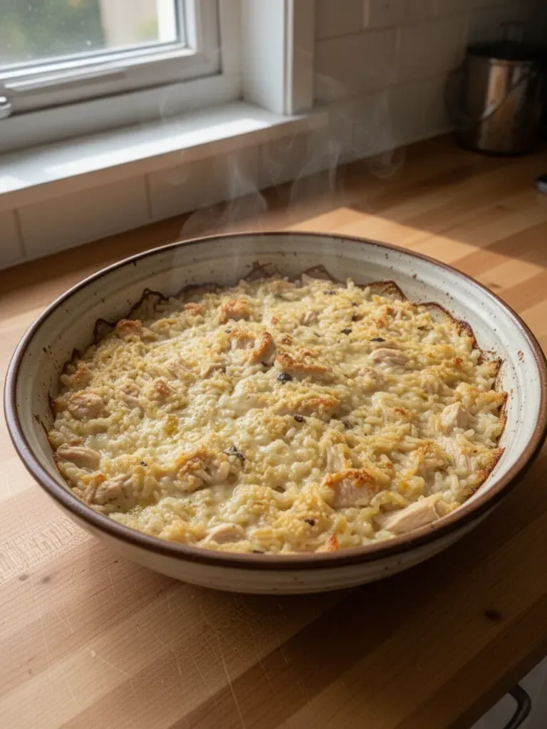 Creamy Chicken Rice Casserole