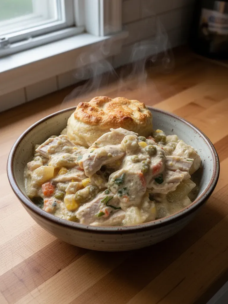 Crockpot Chicken Pot Pie