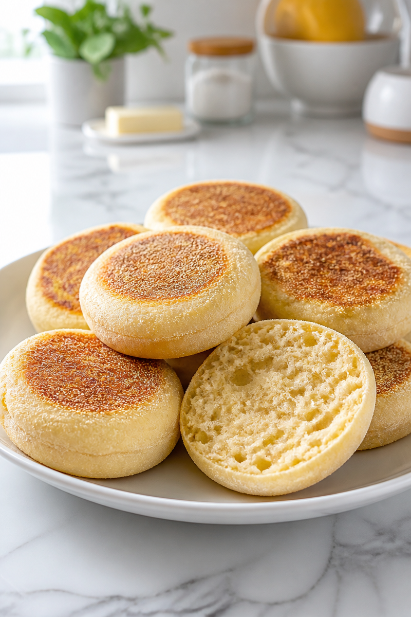 Homemade English Muffin from Scratch