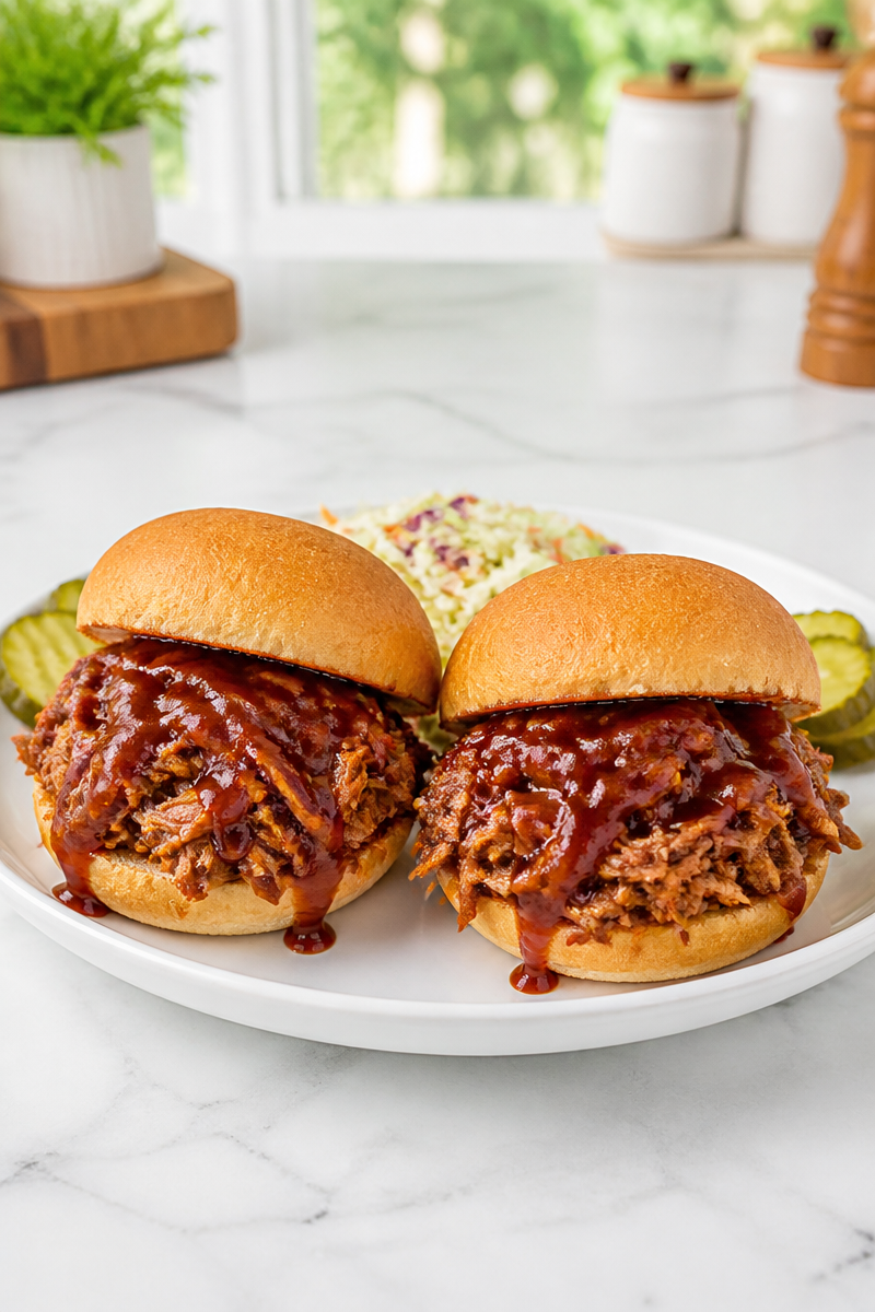 Slow Cooker Sweet and Spicy Pulled Pork