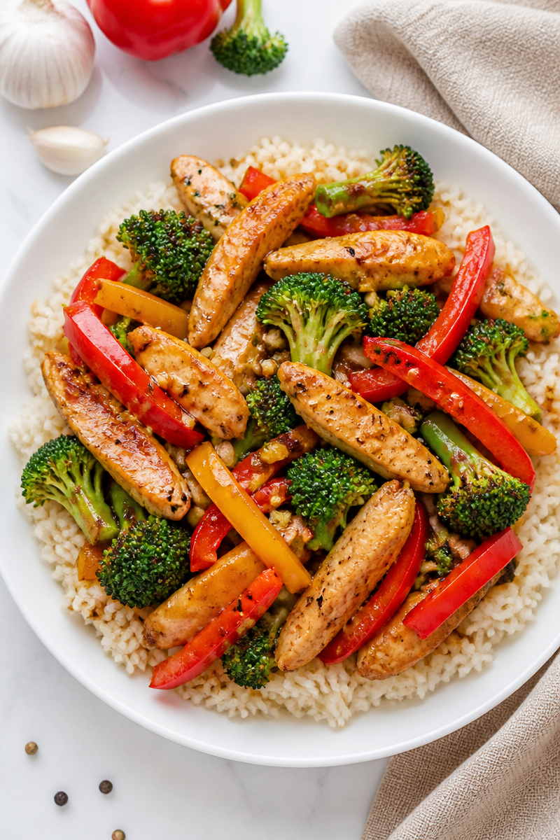 Quick 15-Minute Garlic Butter Chicken Stir-Fry