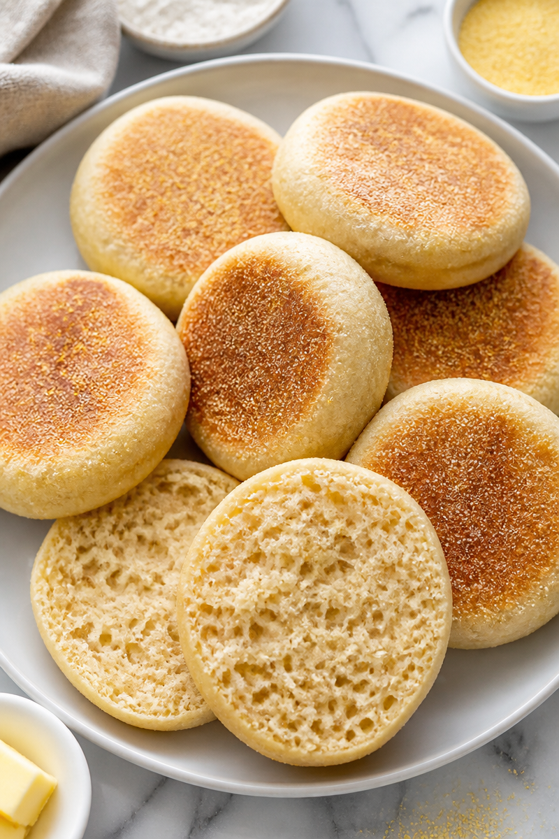Homemade English Muffin from Scratch