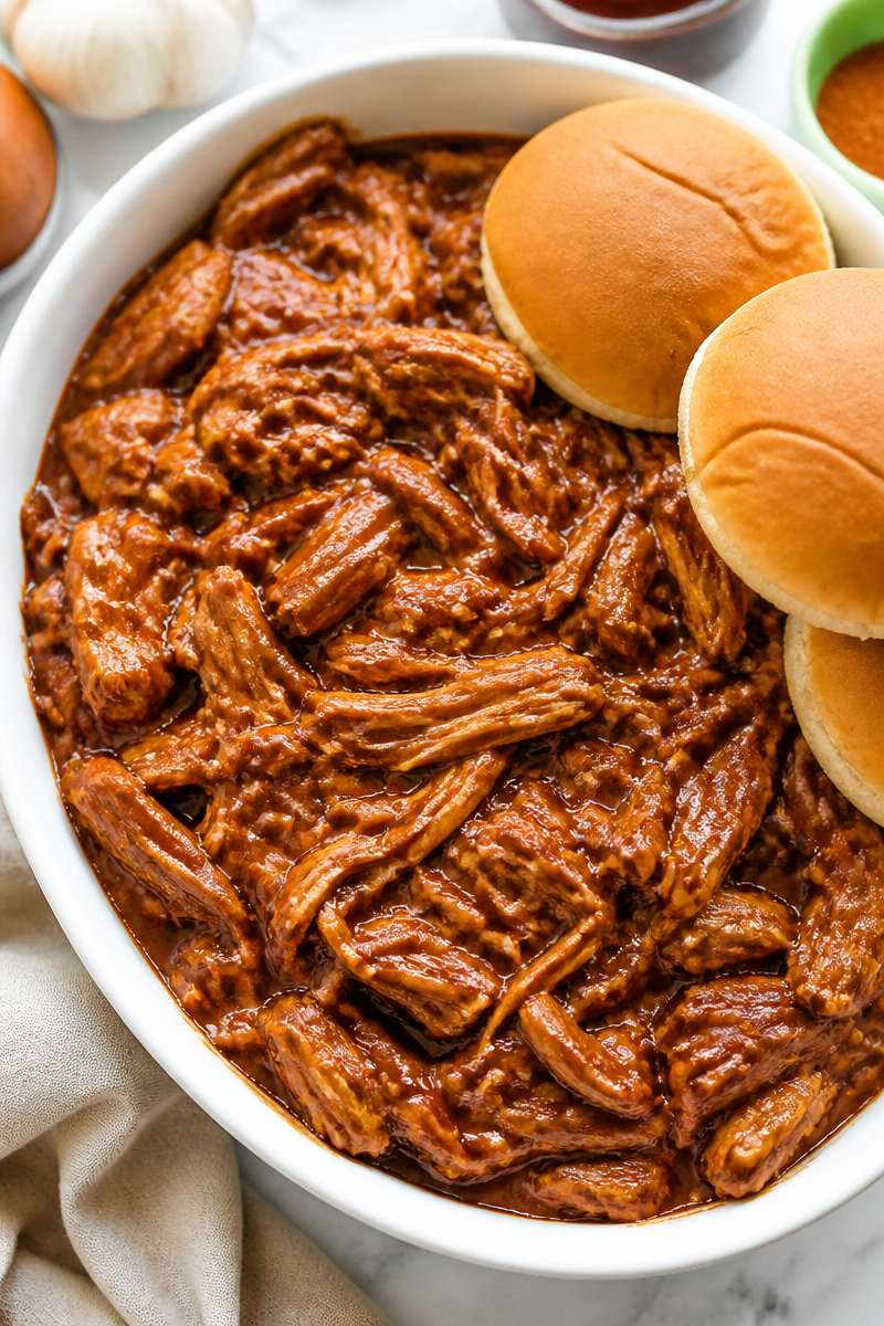 Slow Cooker Sweet and Spicy Pulled Pork