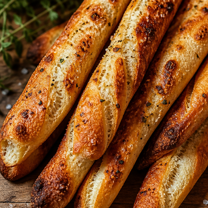 Bâtonnets de pain au levain