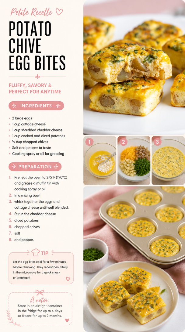Potato Chive Egg Bites