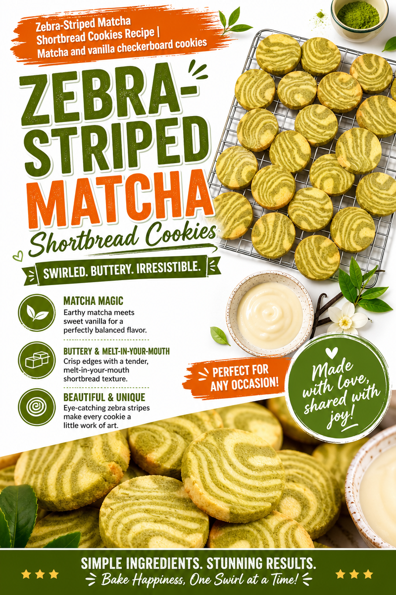 Matcha Shortbread Cookies: Zebra-Striped Checkerboard Recipe Matcha Shortbread Matcha Shortbread Cookies: Zebra-Striped Checkerboard Recipe