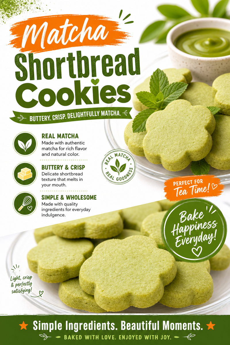 Matcha Shortbread Cookies: Irresistible Green Tea Recipe matcha shortbread cookies Matcha Shortbread Cookies: Irresistible Green Tea Recipe