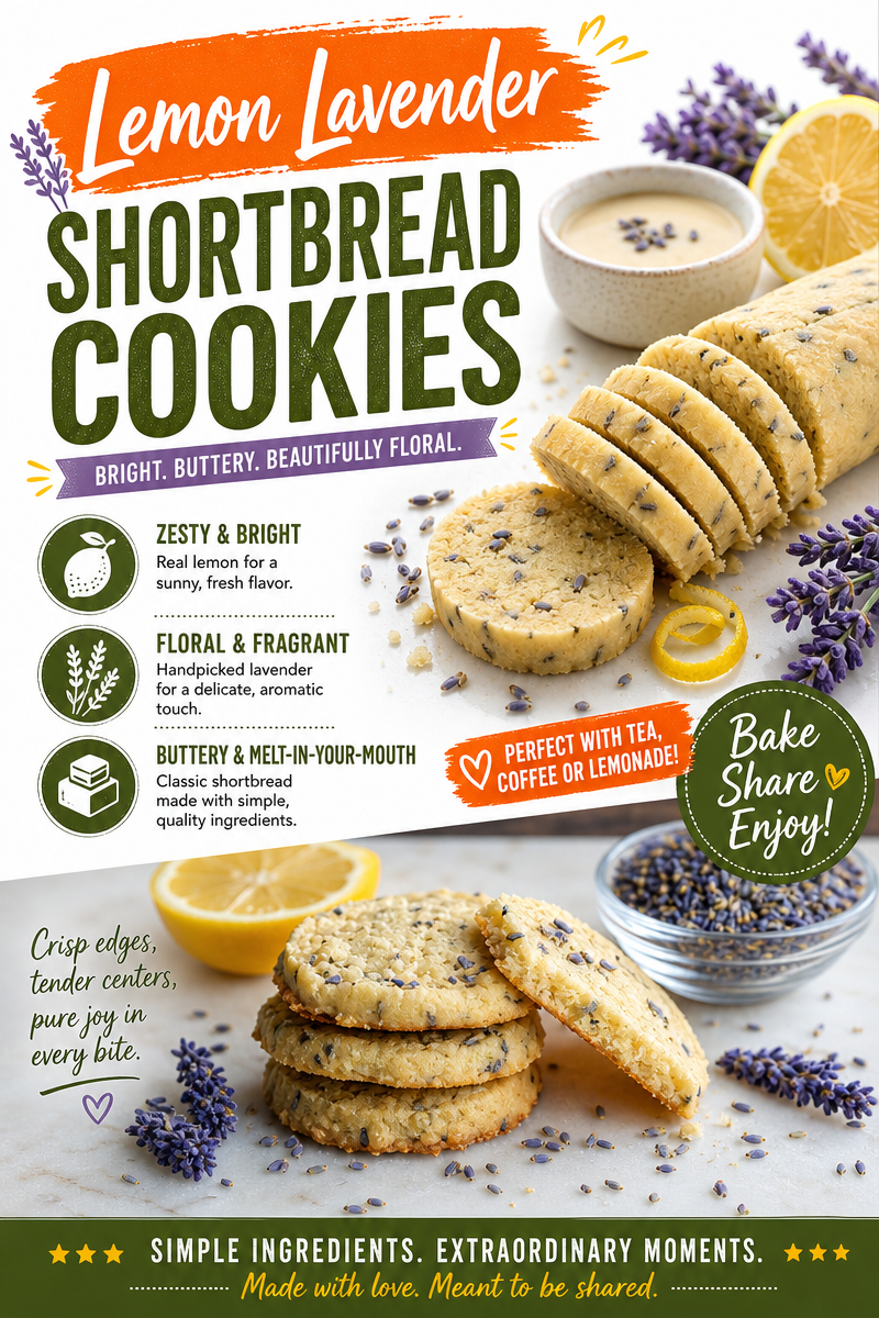 Lemon Lavender Shortbread Cookies: Easy Recipe lemon lavender shortbread cookies Lemon Lavender Shortbread Cookies: Easy Recipe