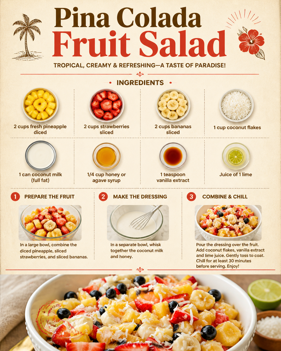 Pina Colada Fruit Salad