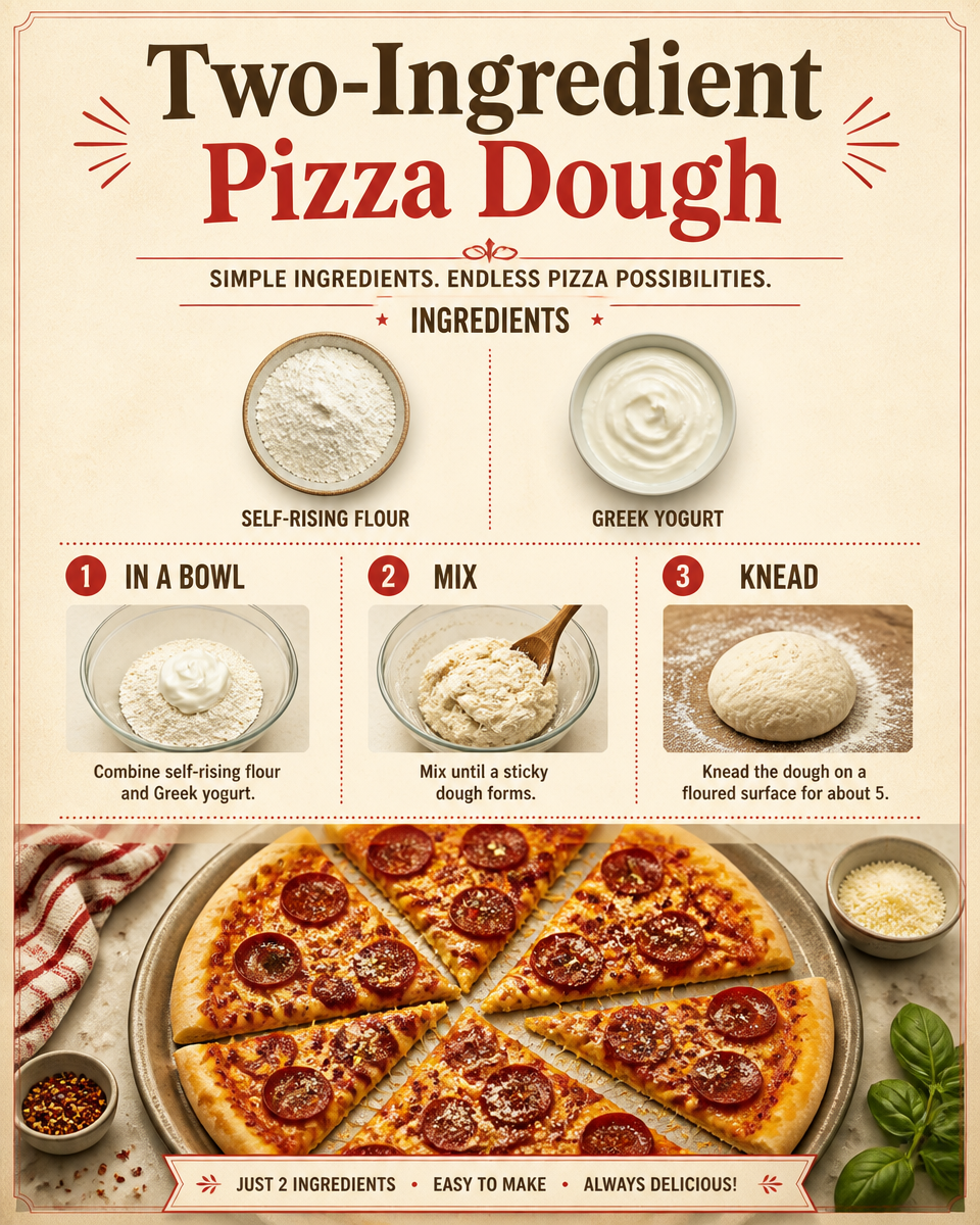 Two-Ingredient Pizza Dough