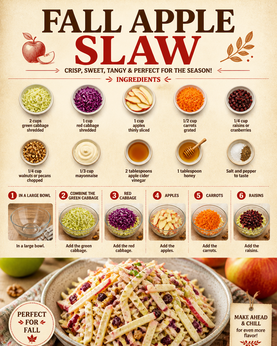 Fall Apple Slaw