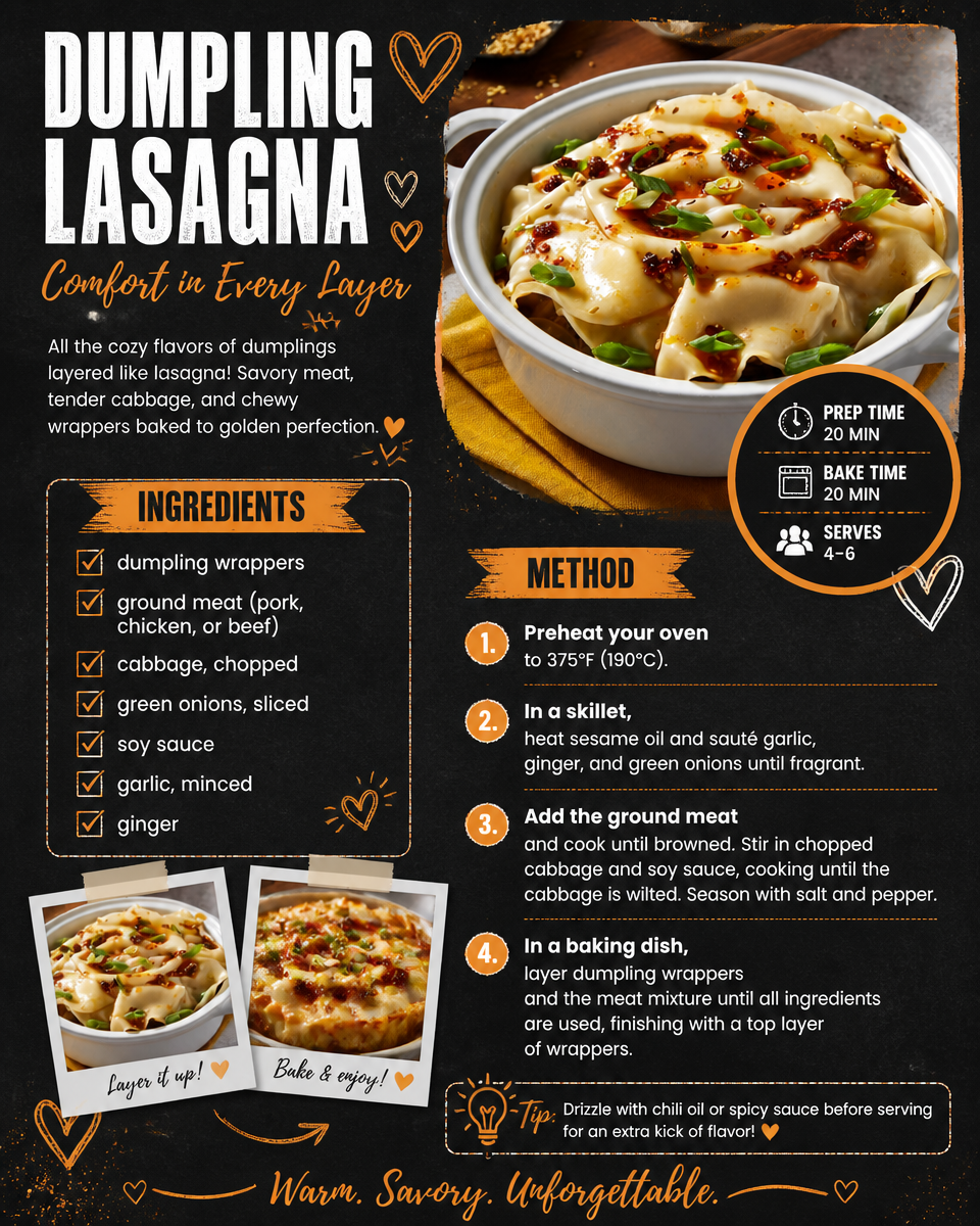 Dumpling Lasagna