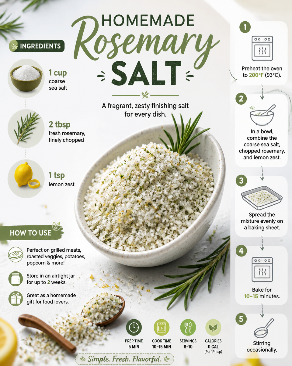 Homemade Rosemary Salt