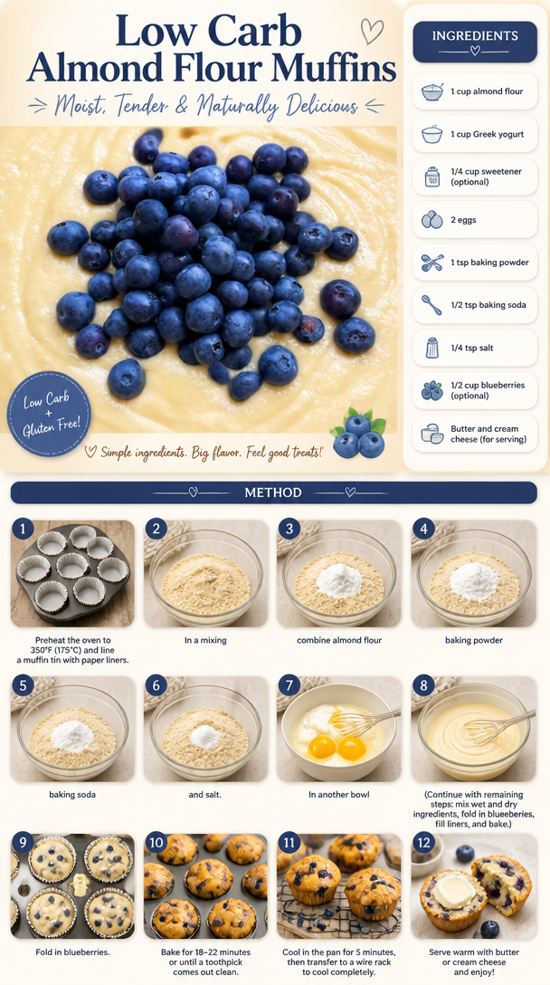 Low Carb Almond Flour Muffins