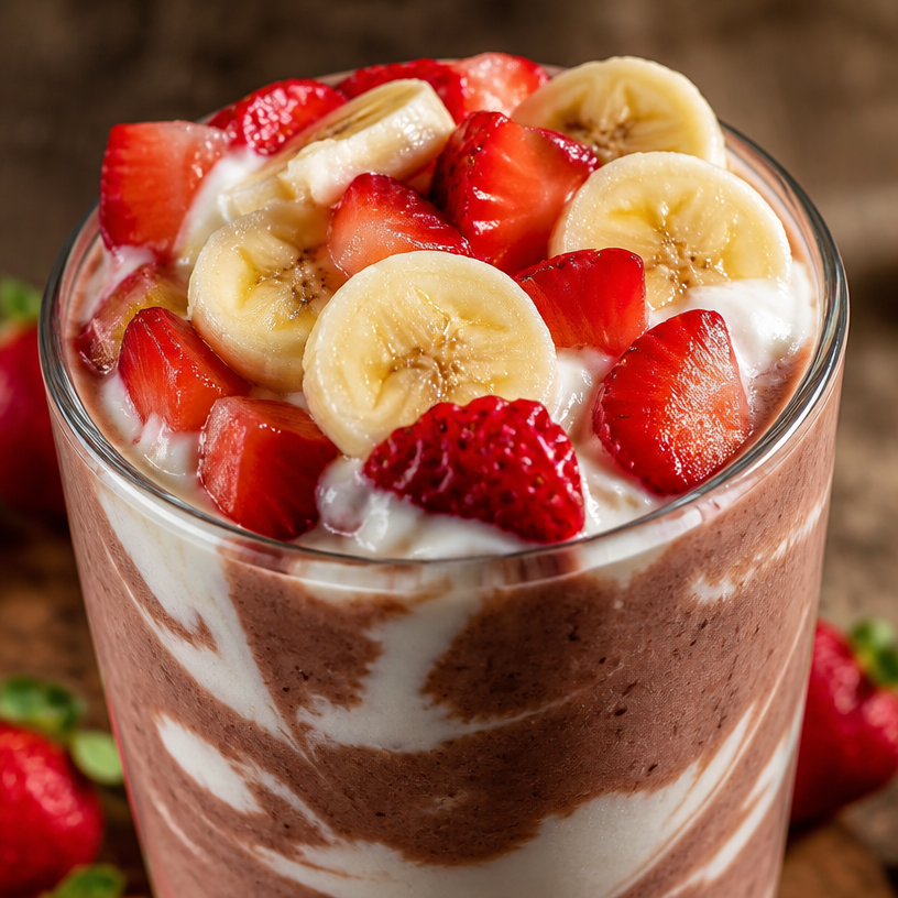 Strawberry Banana Protein Smoothie