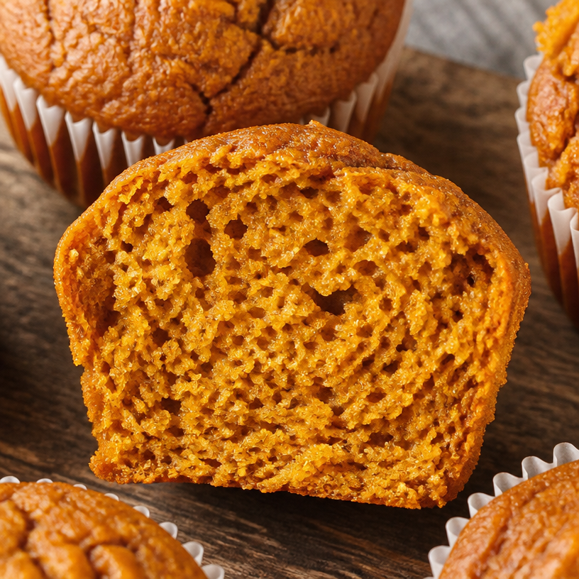 High Protein Pumpkin Muffins