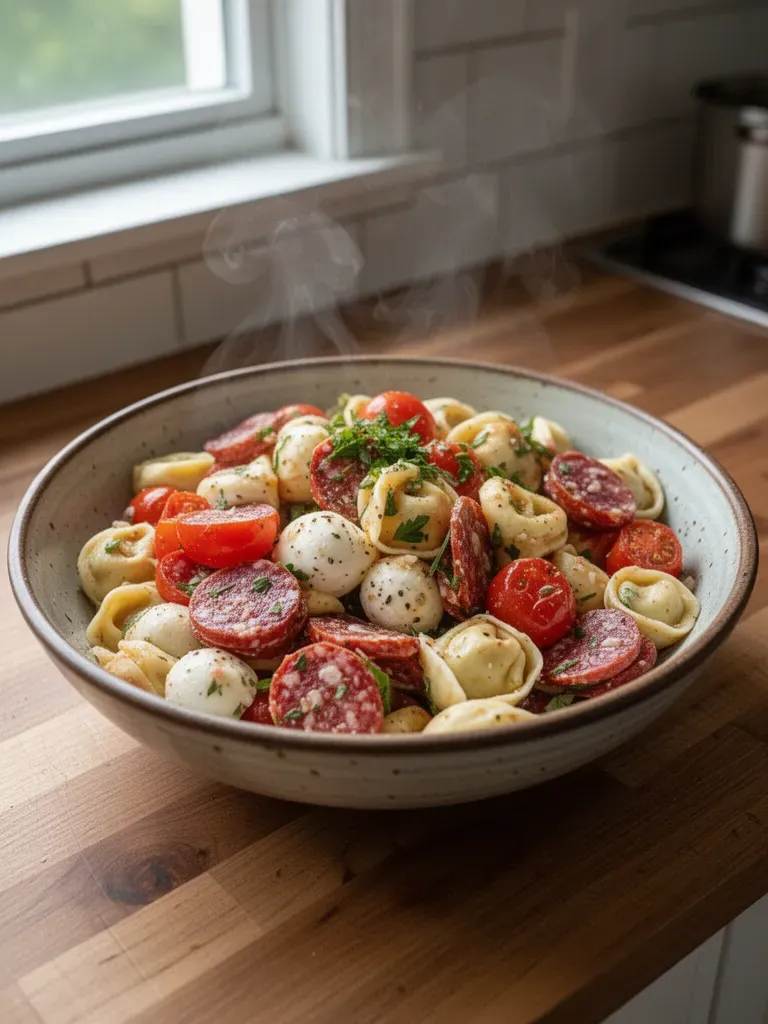 Cold Tortellini Pasta Salad