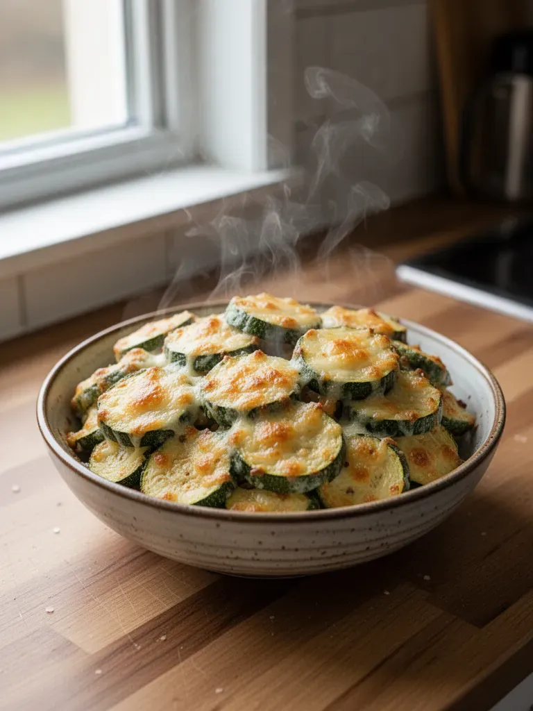 Cheesy Baked Zucchini Bites
