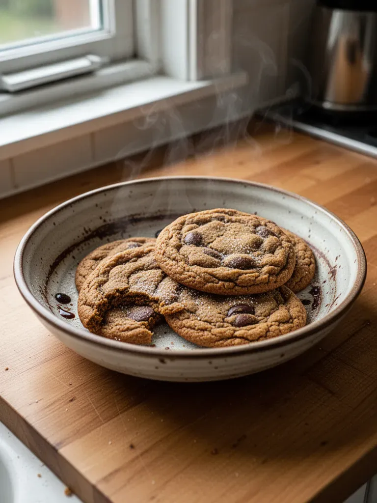 Chewy Pumpkin Spice Molasses Cookies