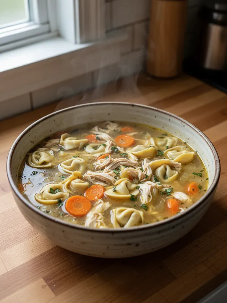 Chicken Tortellini Soup