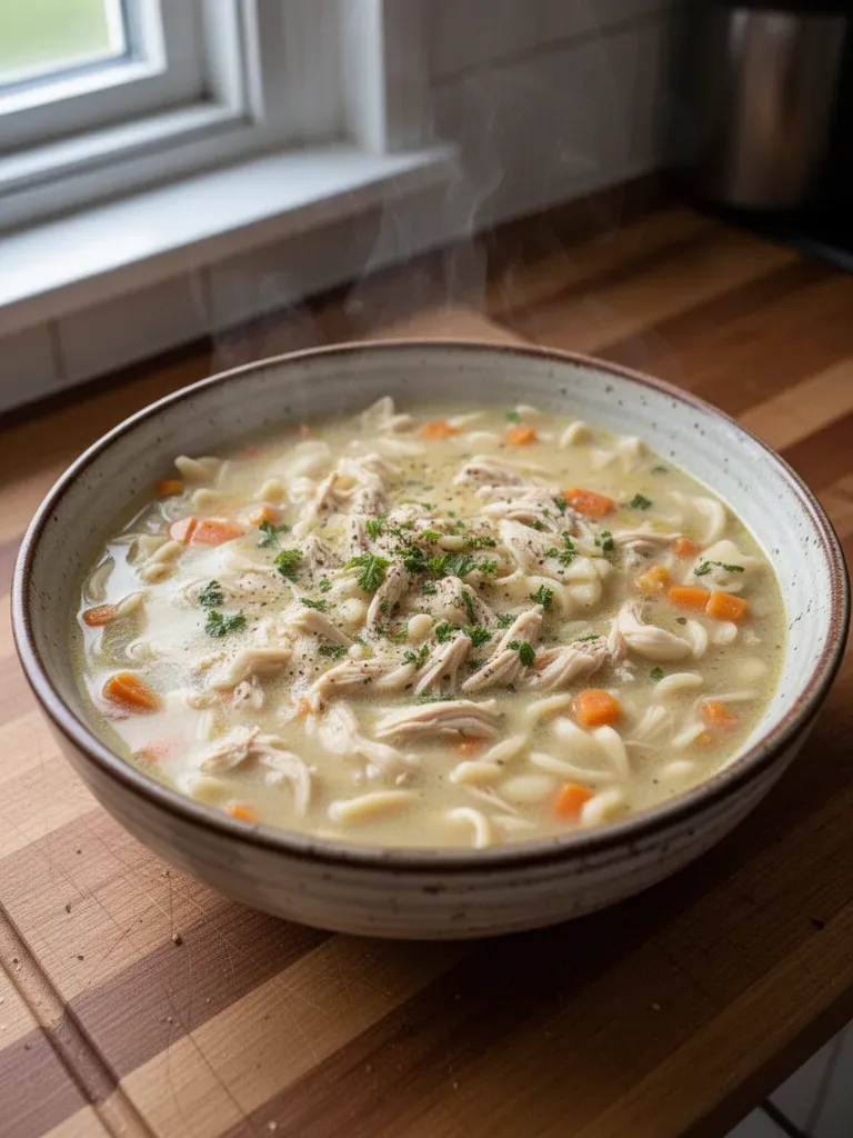 Creamy Chicken Noodle Soup