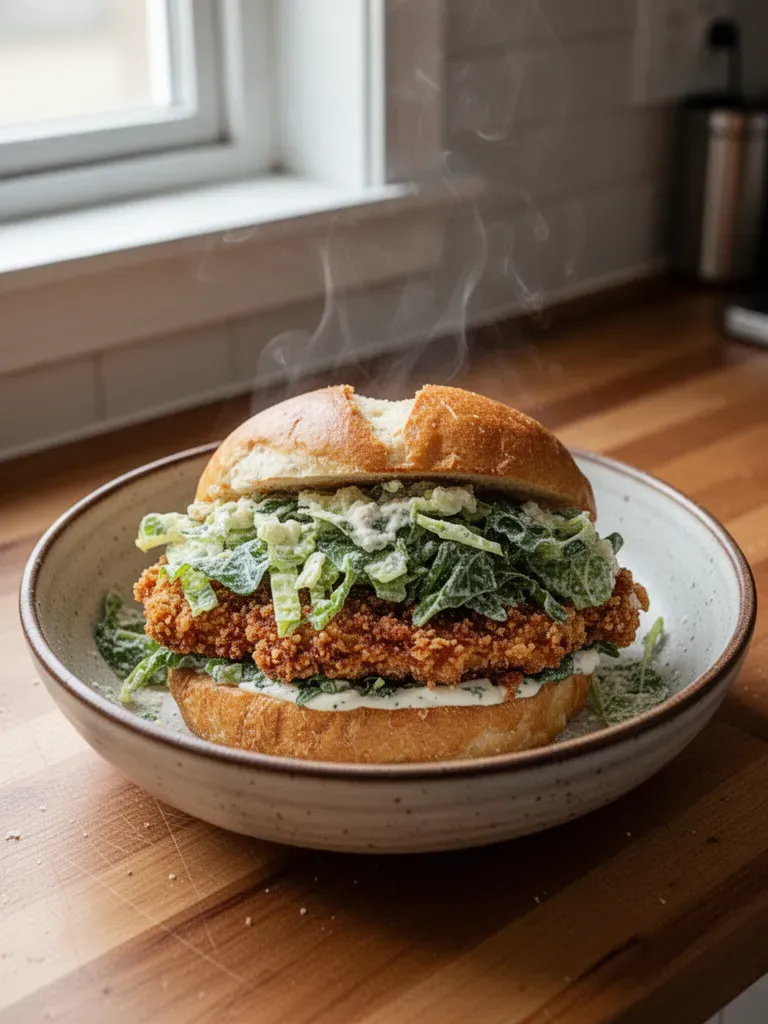 Crispy Chicken Caesar Sandwich