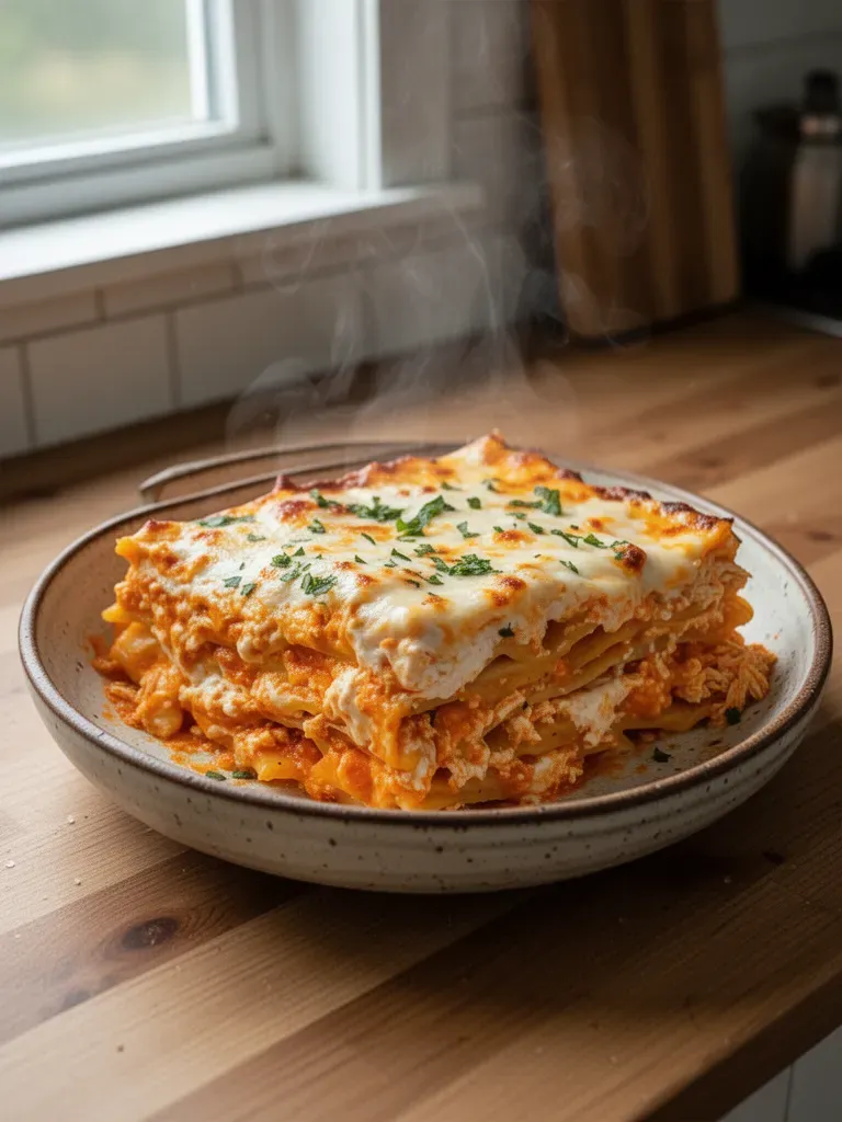 Buffalo Chicken Lasagna