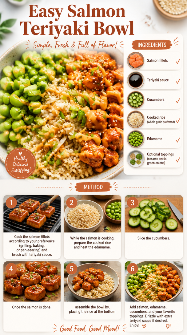 Easy Salmon Teriyaki Bowl