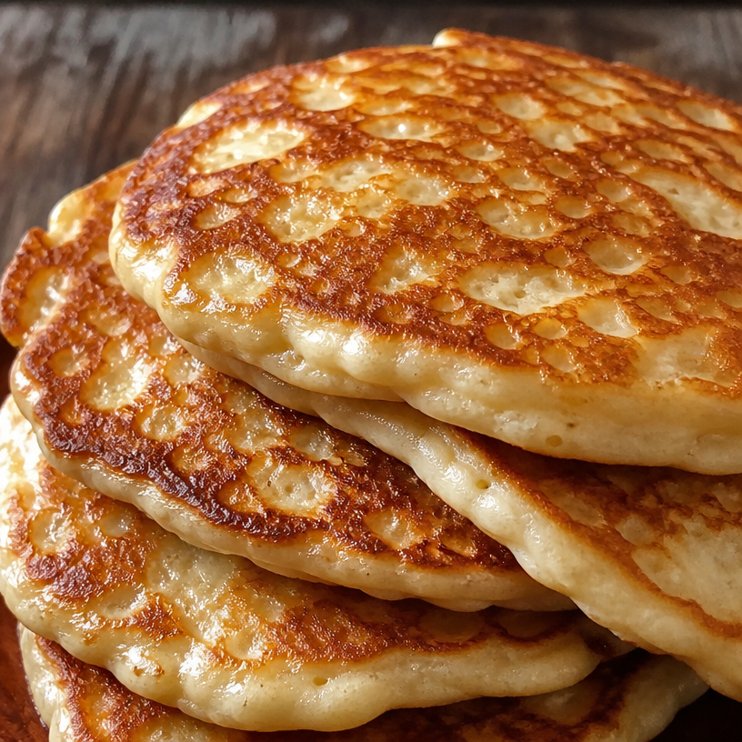 Easy 4-Ingredient High Protein Cottage Cheese Pancakes