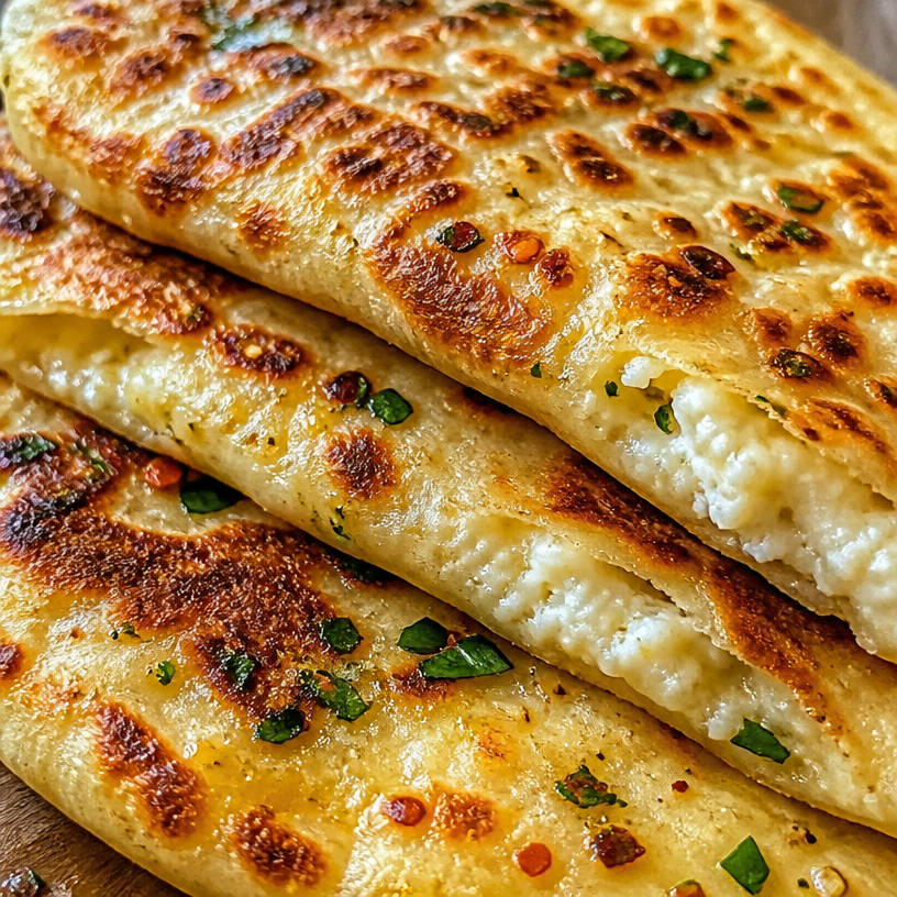 2-Ingredient Cottage Cheese Flatbread