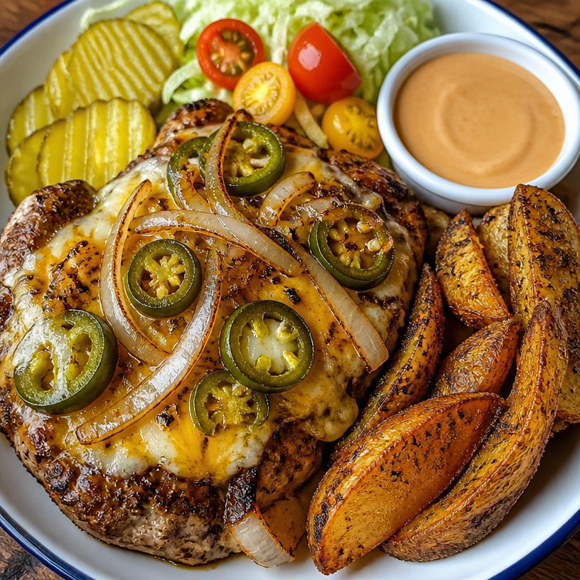 High Protein Burger Bowl