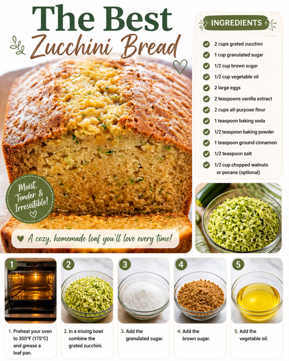 The Best Zucchini Bread