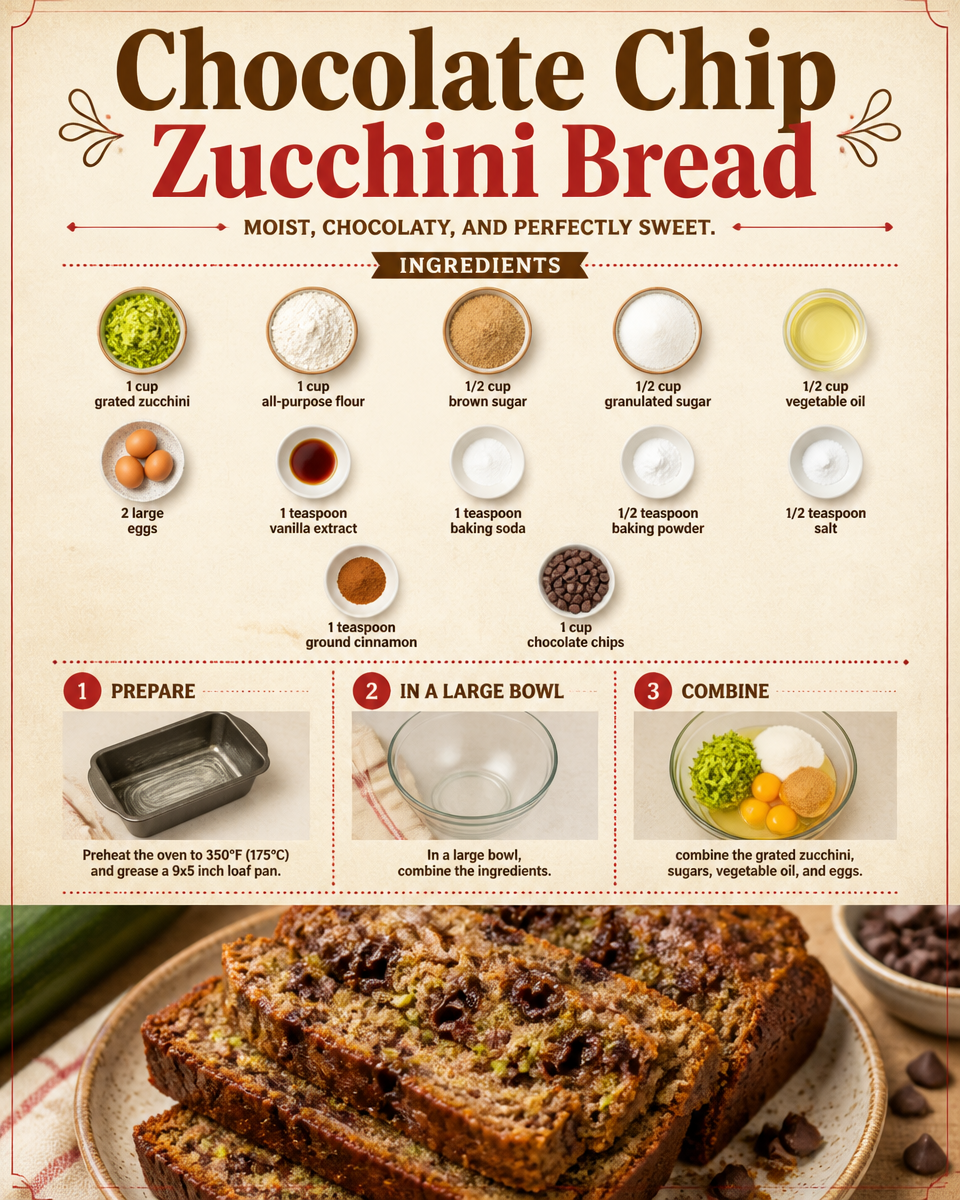 Chocolate Chip Zucchini Bread
