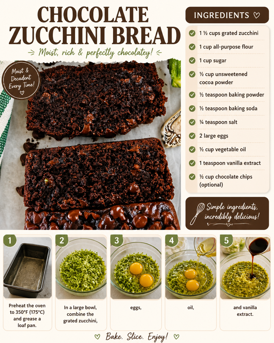Chocolate Zucchini Bread
