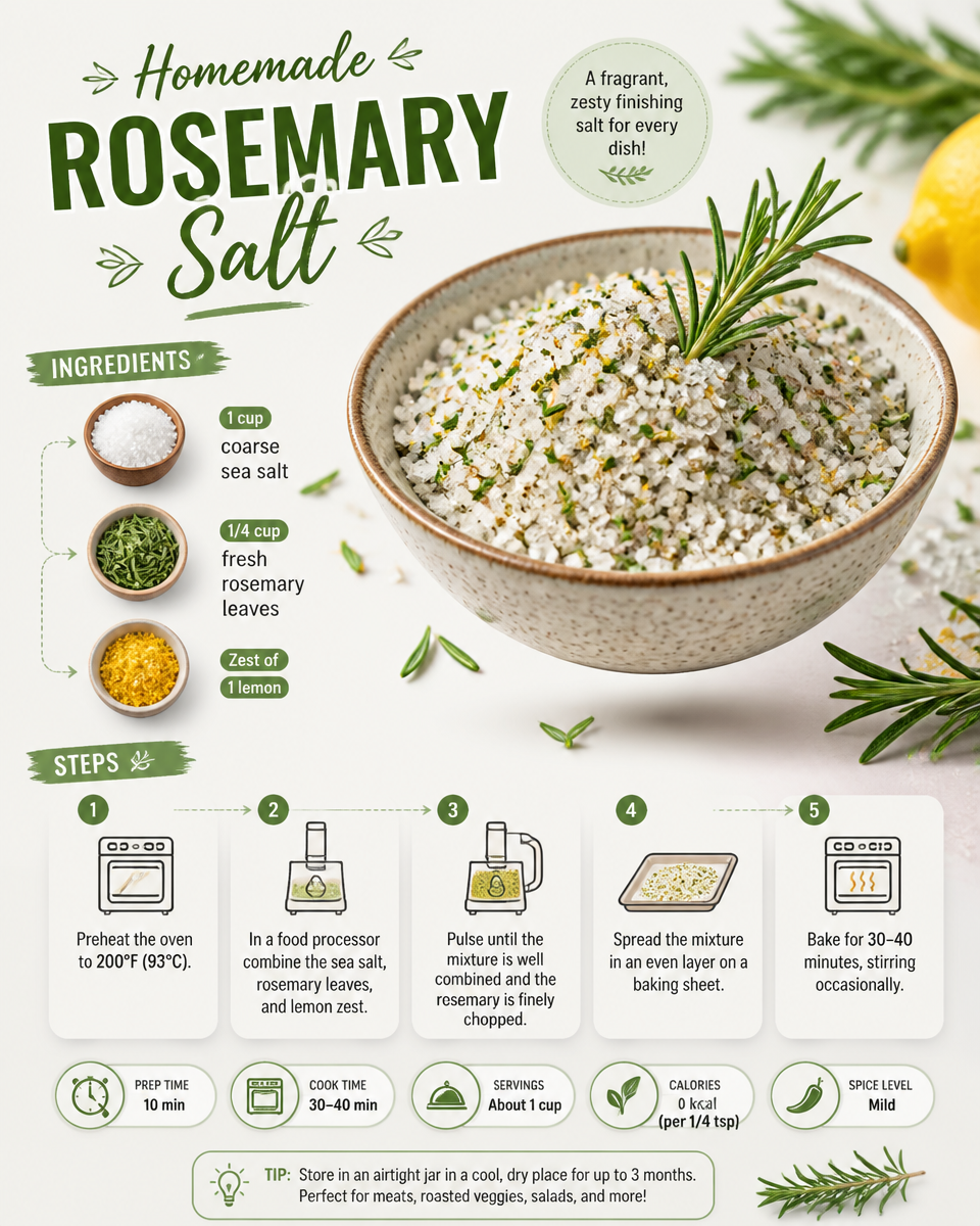 Homemade Rosemary Salt