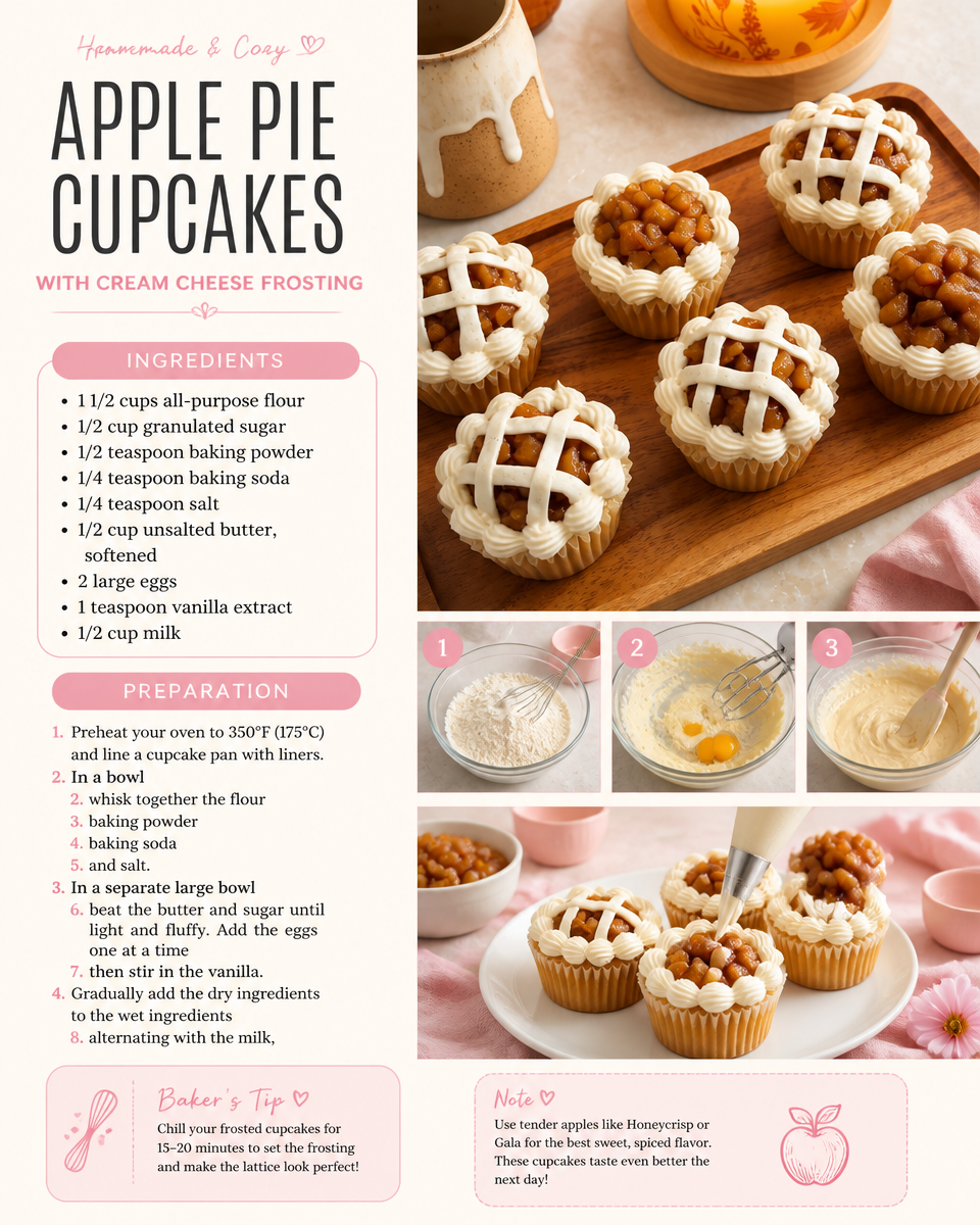 Apple Pie Cupcakes
