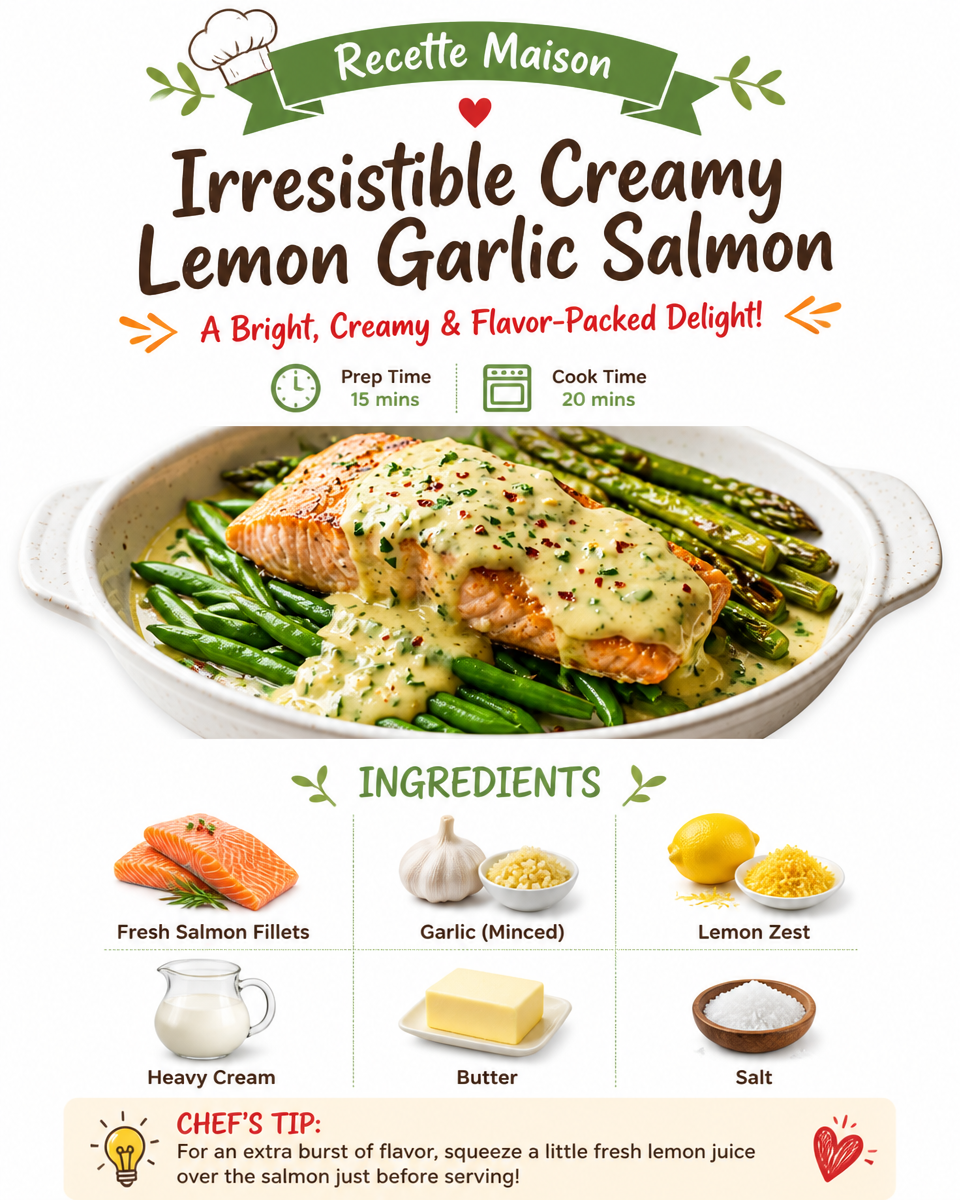Irresistible Creamy Lemon Garlic Salmon
