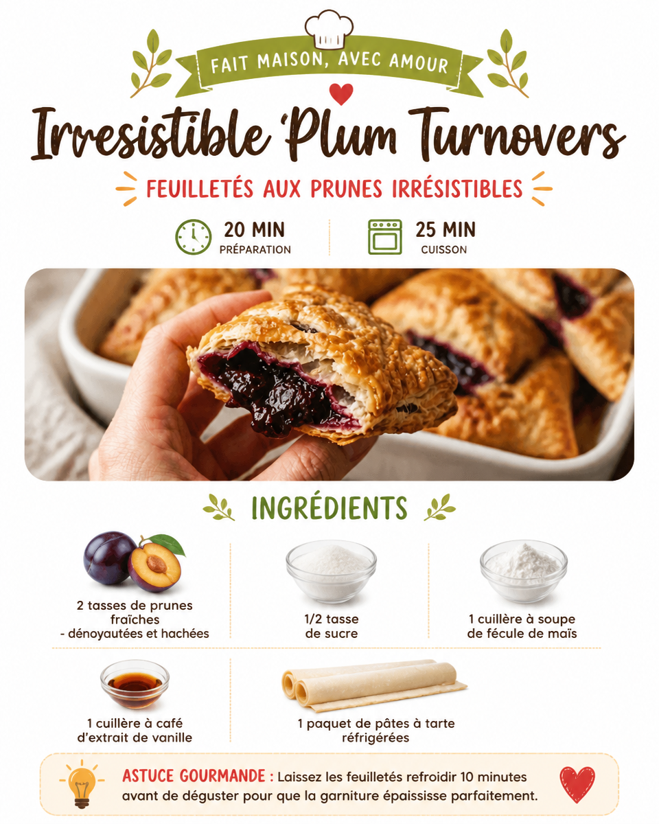 Irresistible Plum Turnovers