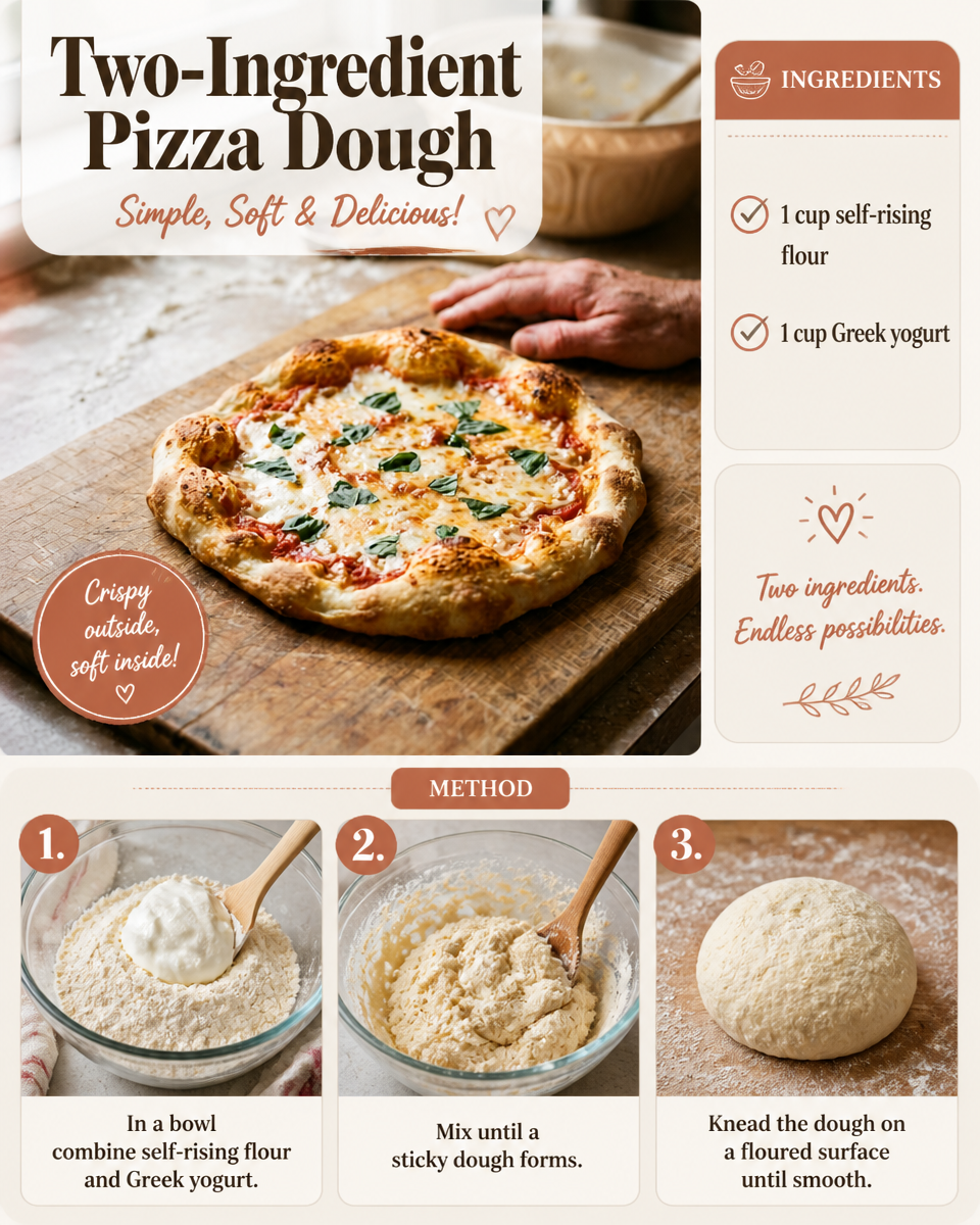 Two-Ingredient Pizza Dough
