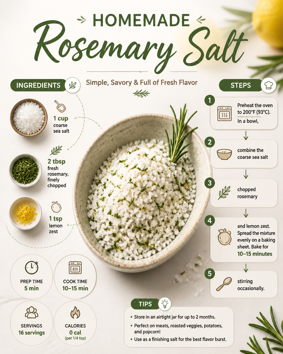 Homemade Rosemary Salt
