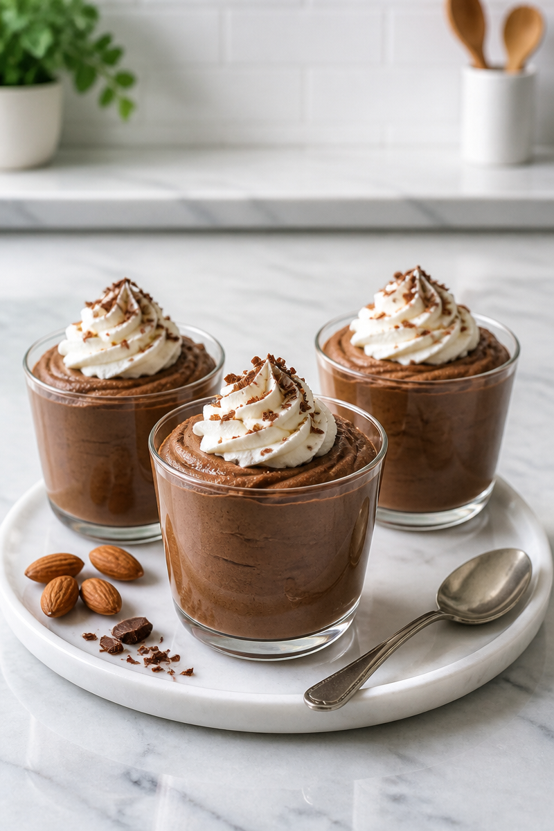 Low Calorie Chocolate Mousse Dessert for Weight Loss