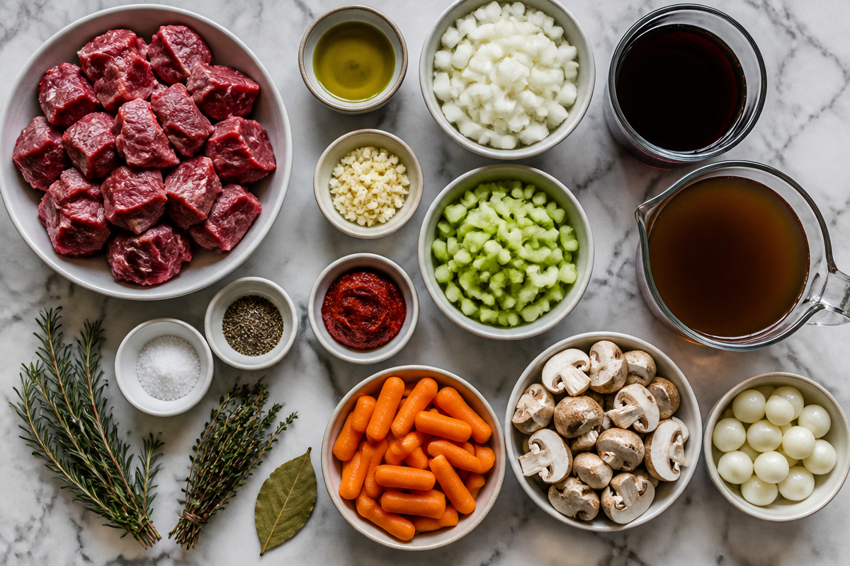 Cozy Provencal Beef Daube Stew