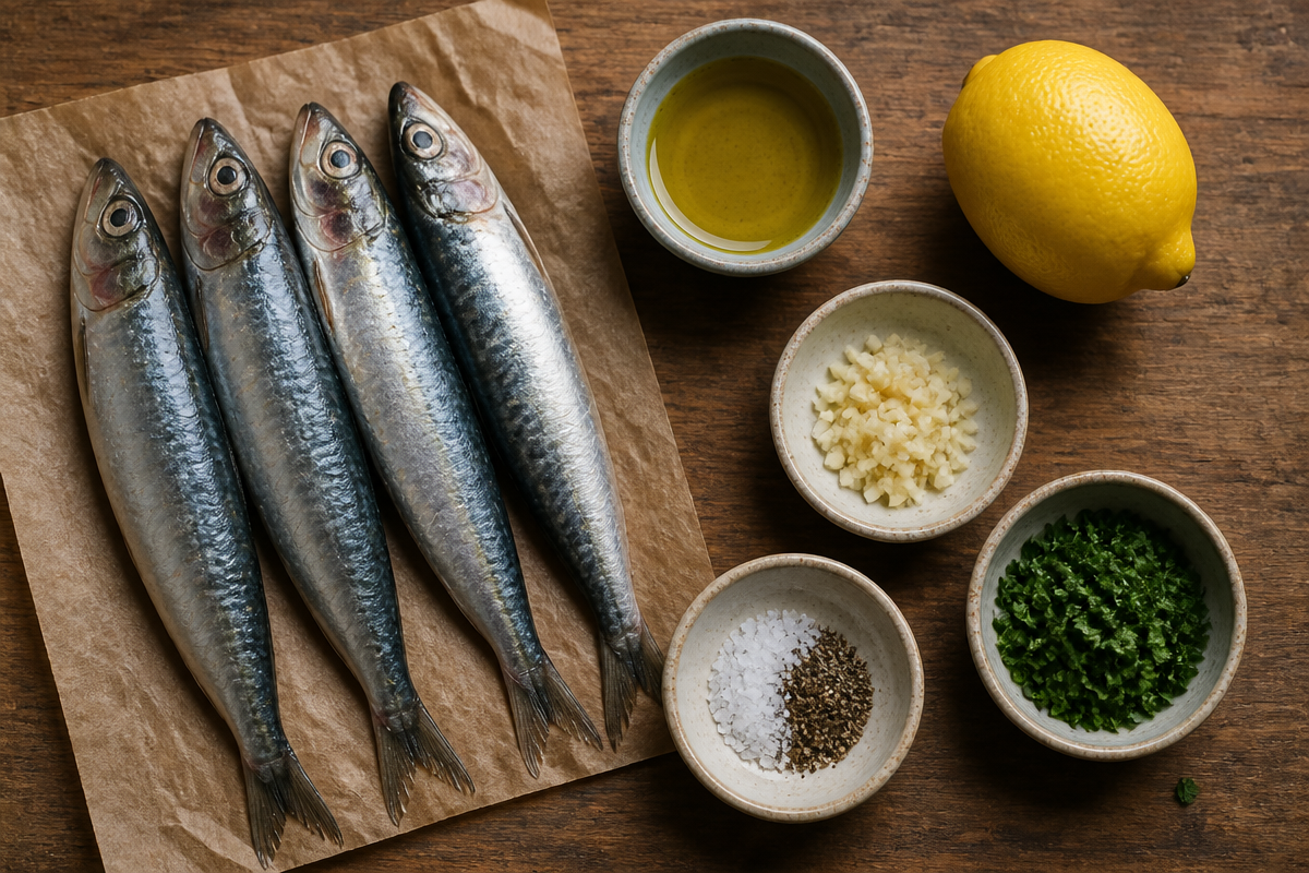 Crispy Grilled Sardines With Citrus