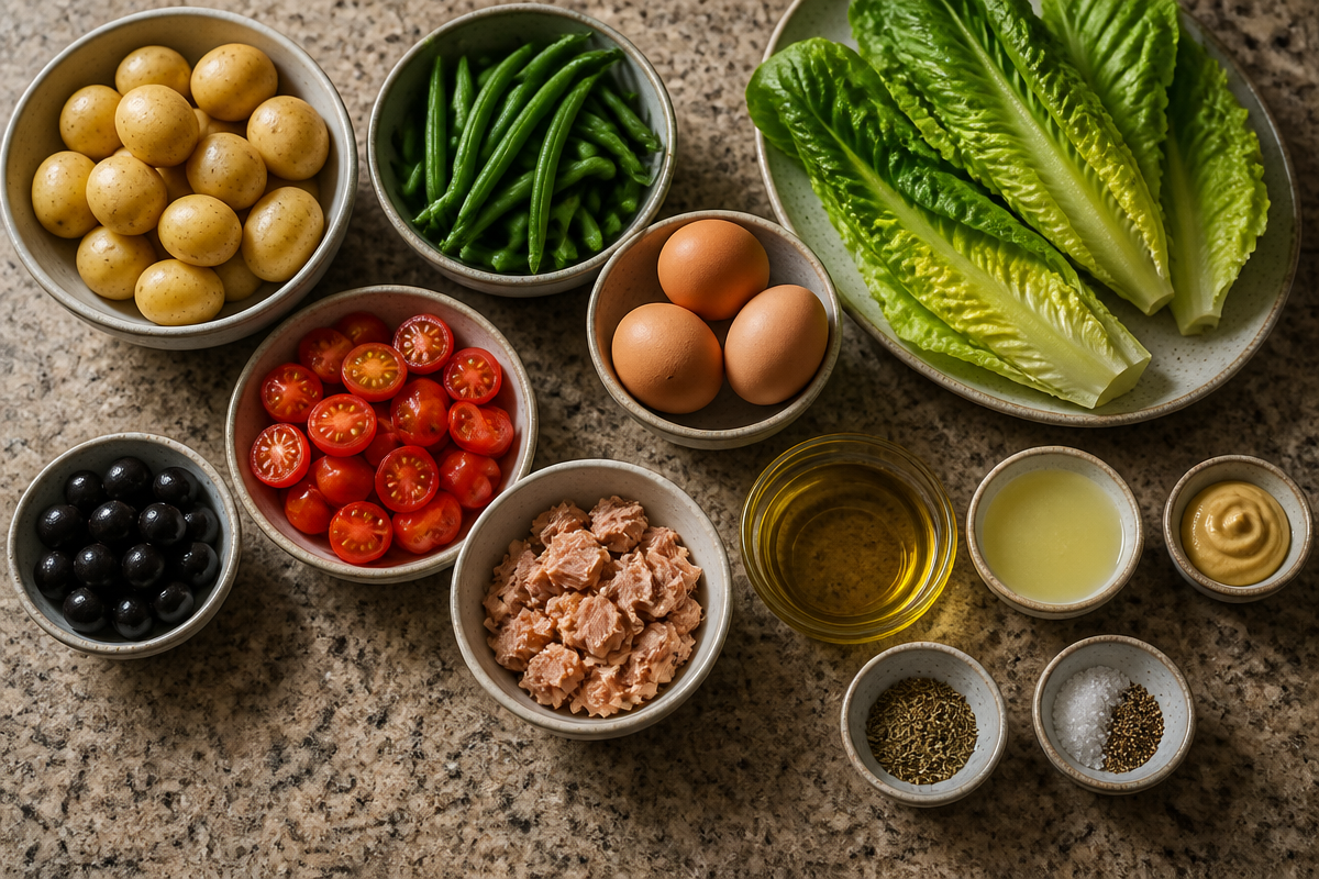 Crispy Niçoise Salad With Tuna