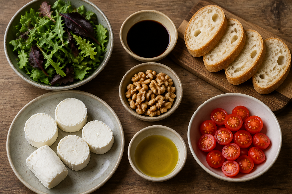 Warm Goat Cheese Salad