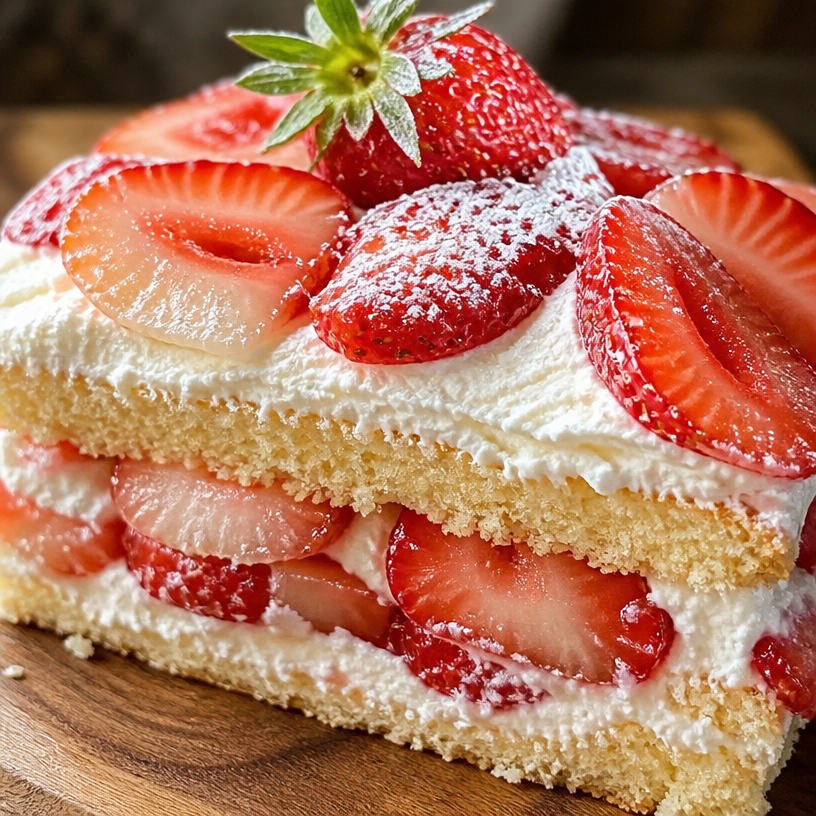 Irresistible Strawberry Cake