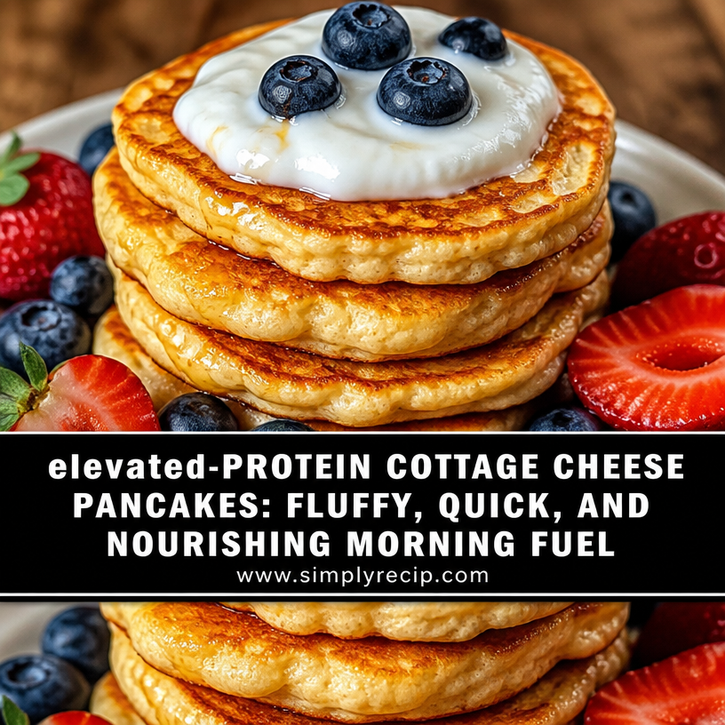 High Protein Cottage Cheese Pancakes